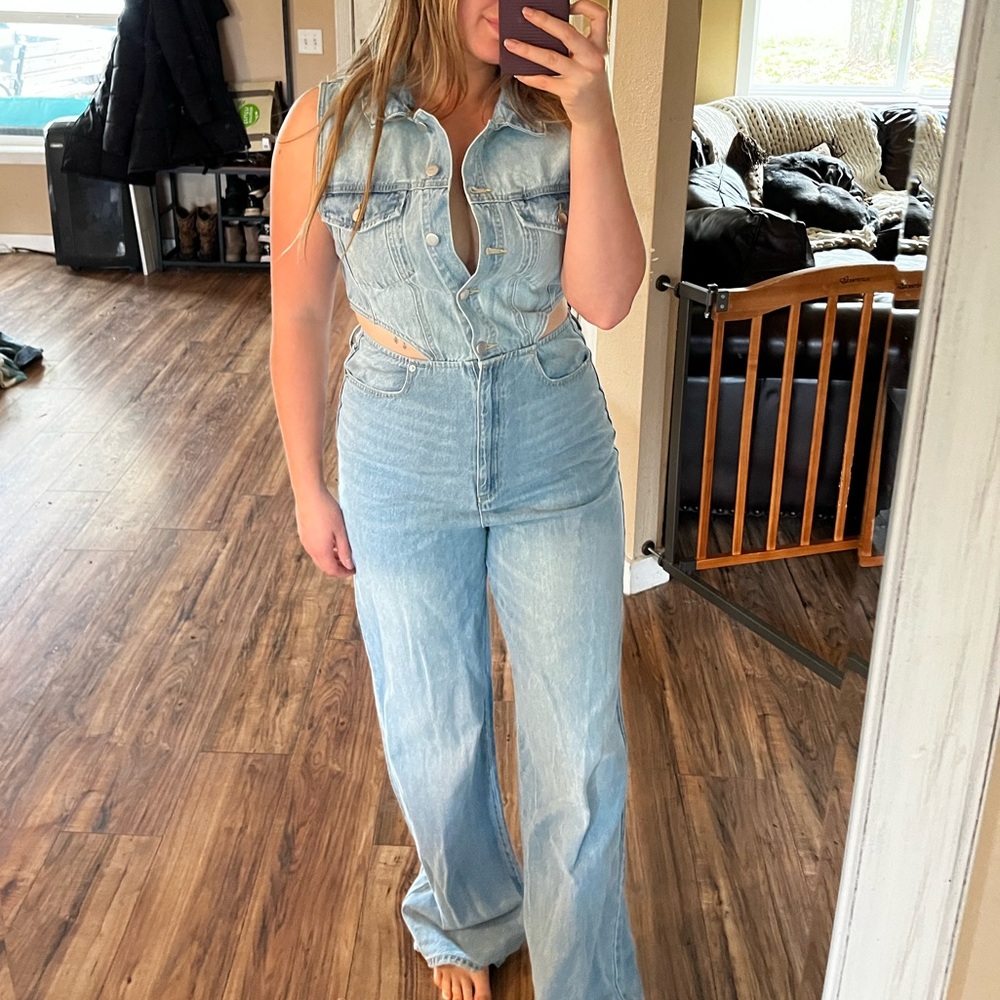 Denim Jumpsuit